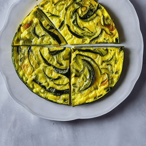 frittata di zucchine food