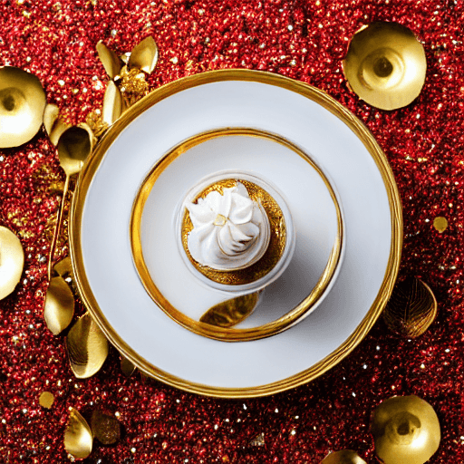 golden opulence sundae food