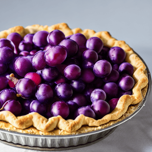 grape pie food