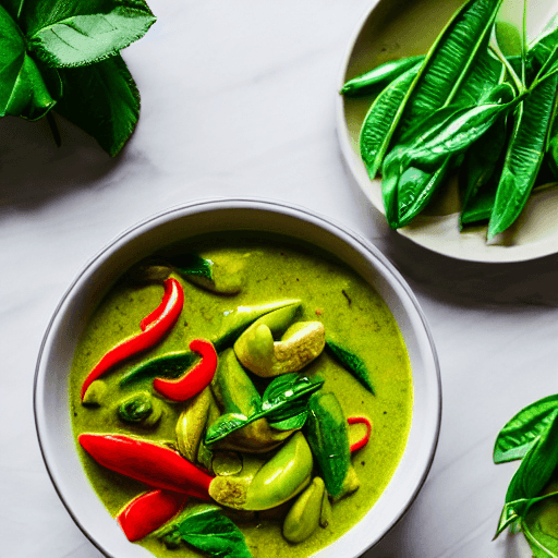 green curry food