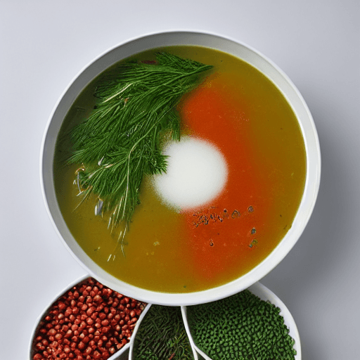 groentesoep met gehaktballetjes food