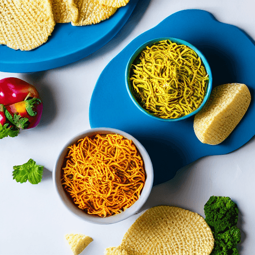 gromperekichelcher mat dip food