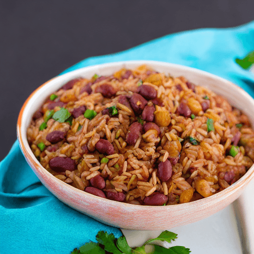 haitian rice and beans with beef haiti food