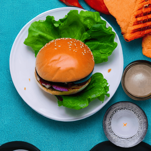 hamburger food