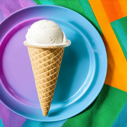 ice cream cone food