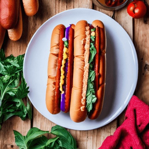 italian hot dog food