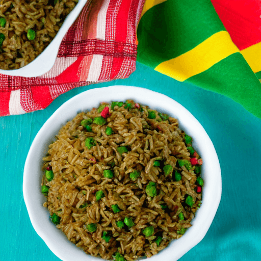 jamaican rice and peas saint lucia food