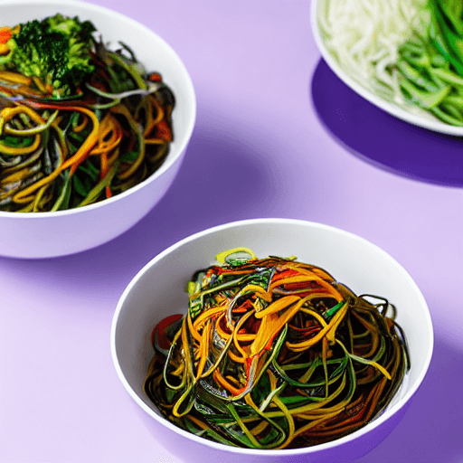 japchae north korea food