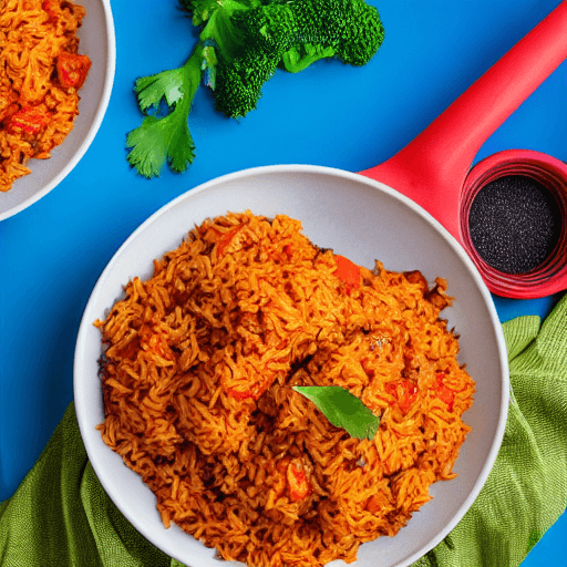 jollof rice with vegetables gambia food