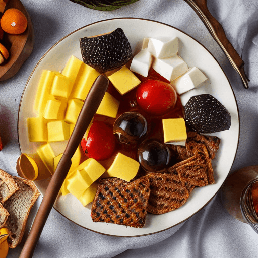 kaasfondue met brood food