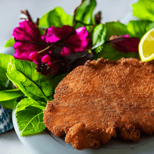 kalvschnitzel med citronsmor food