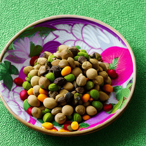 kerabu kacang botol food