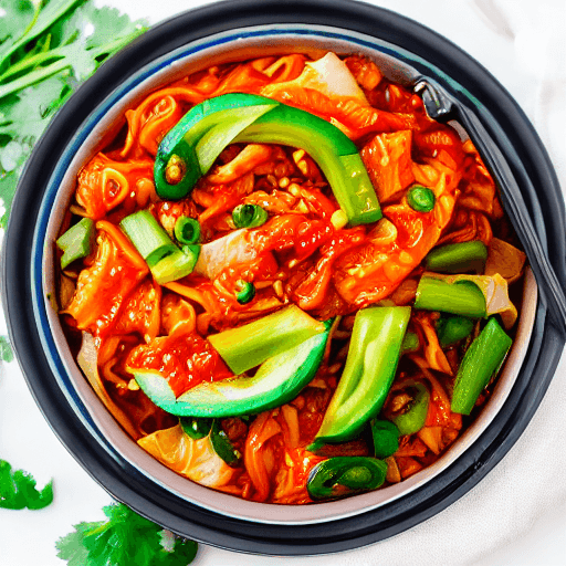 kimchi bokkeumbap food