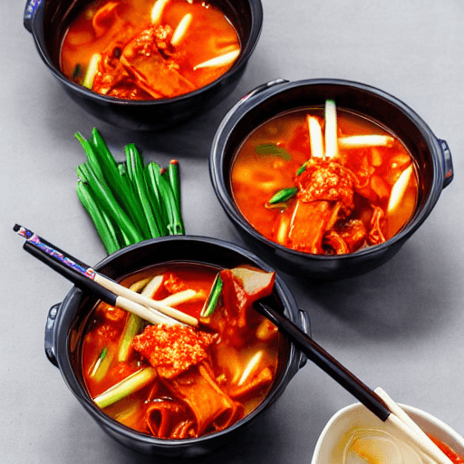 kimchi dakbokki north korea food