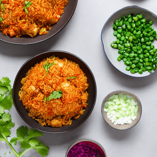 kimchi fried rice food