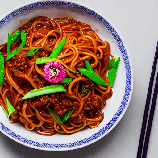 kimchi jjajangmyeon north korea food