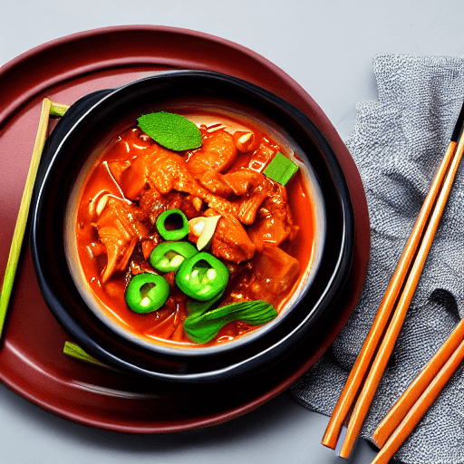 kimchi jjigae food