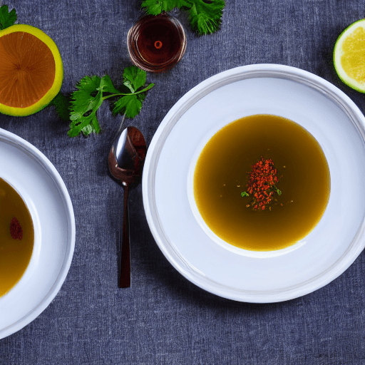 kippensoep met vermicelli food