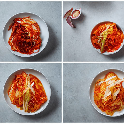 kkaennip kimchi food