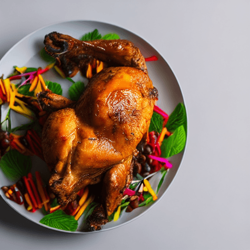 kojo with chicken gambia food