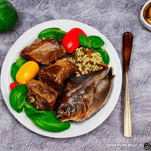 kojo with meat and vegetables and fish gambia food