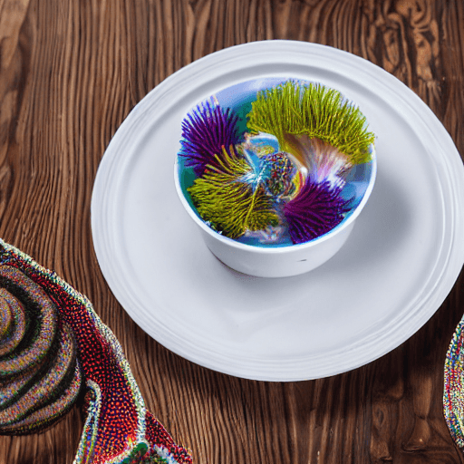 kolok kikik with sea anemone palau food