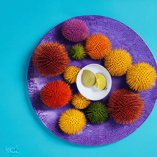 kolok kikik with sea urchin palau food