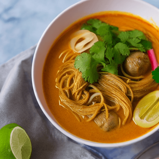 kuah laksa food