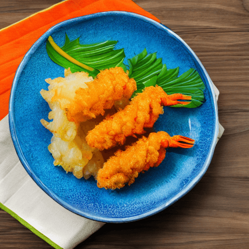 kuruma ebi tempura japan food