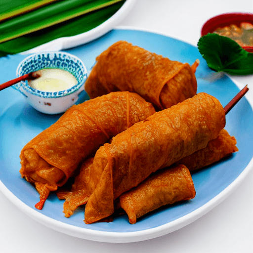 lemper ayam goreng tahu indonesia food
