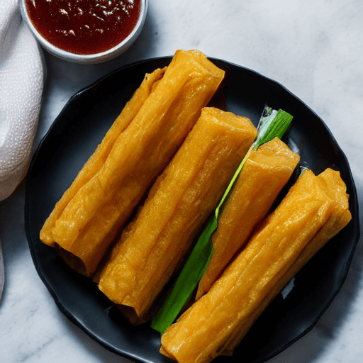 lemper ayam goreng tahu pisang indonesia food