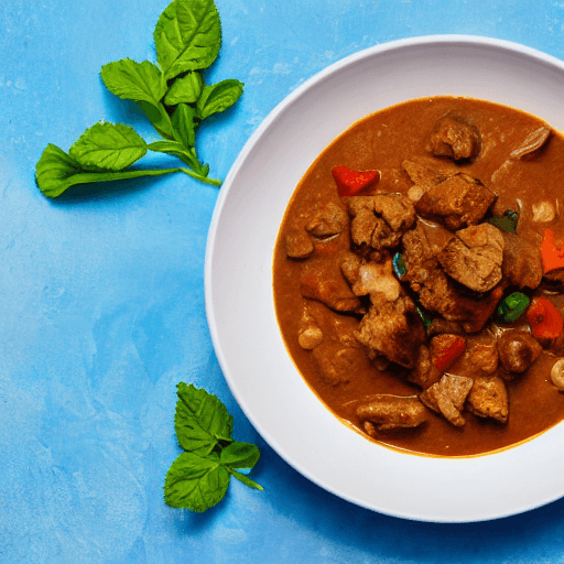 mandinka peanut stew with meat gambia food