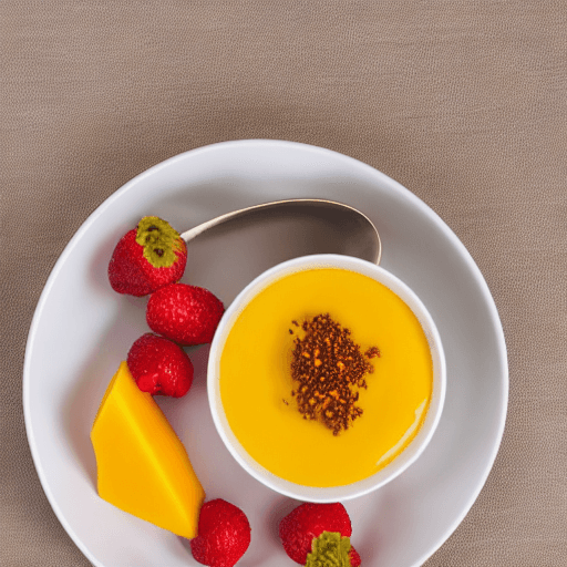 mango pudding guyana food