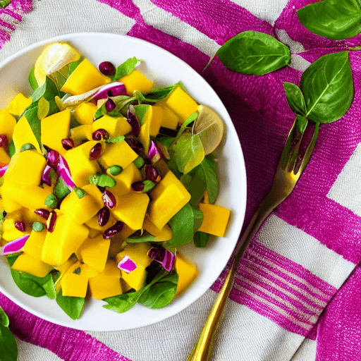mango salad equatorial guinea food
