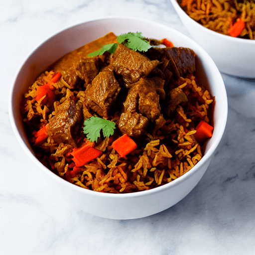 masala curry beef rice mauritius food