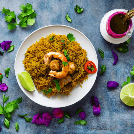 masala curry shrimp rice mauritius food