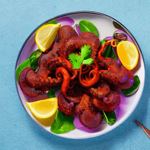 masala octopus mauritius food