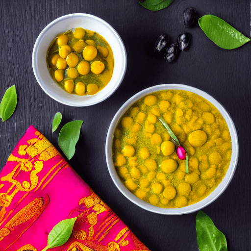 mishti chholar dal food