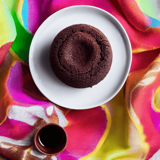 molten chocolate cake food