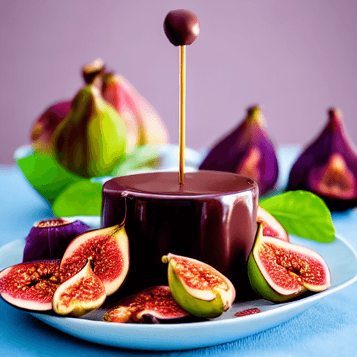 monaco chocolate fondue with figs monaco food