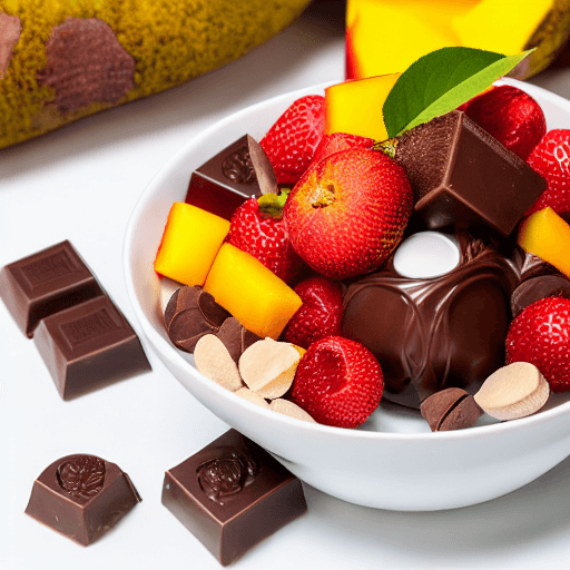 monaco chocolate fondue with mango monaco food