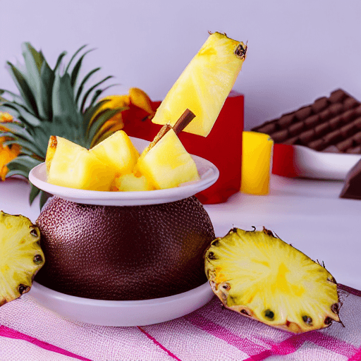 monaco chocolate fondue with pineapple monaco food