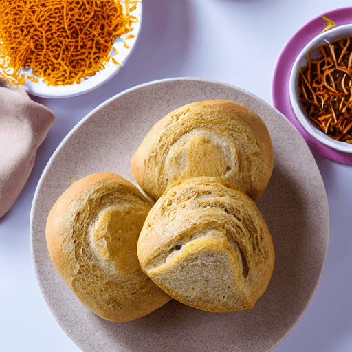 mongolian handmade cheese tea bread mongolia food