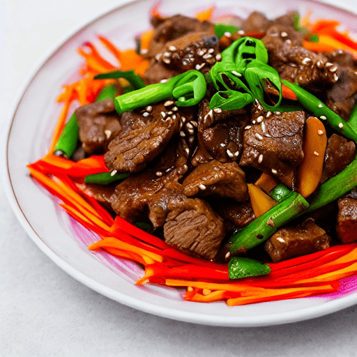 mongolian lamb stir fry mongolia food