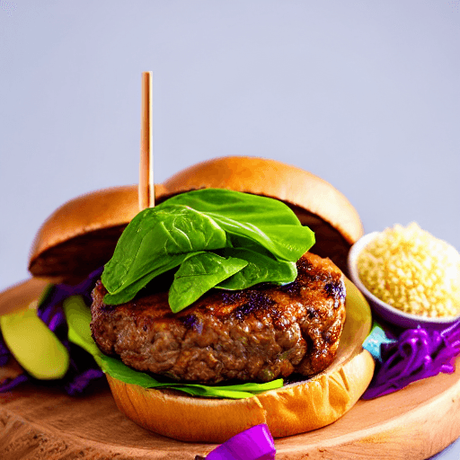 mongolian pork burger mongolia food