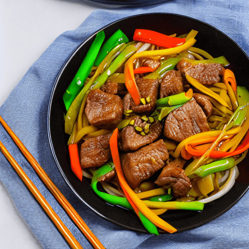 mongolian pork stir fry mongolia food