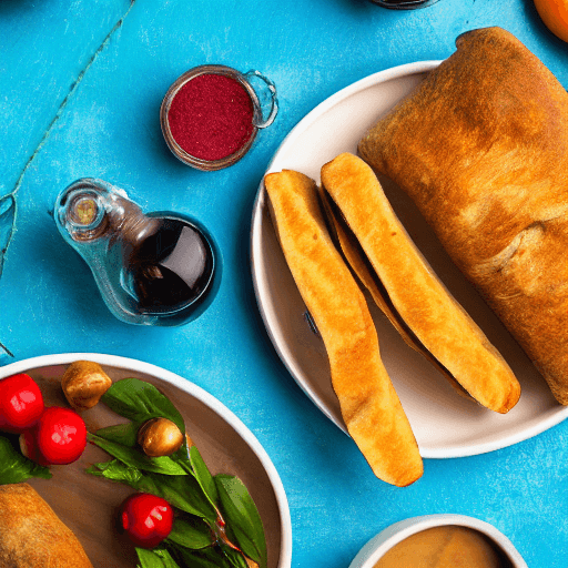 montadito de lomo food