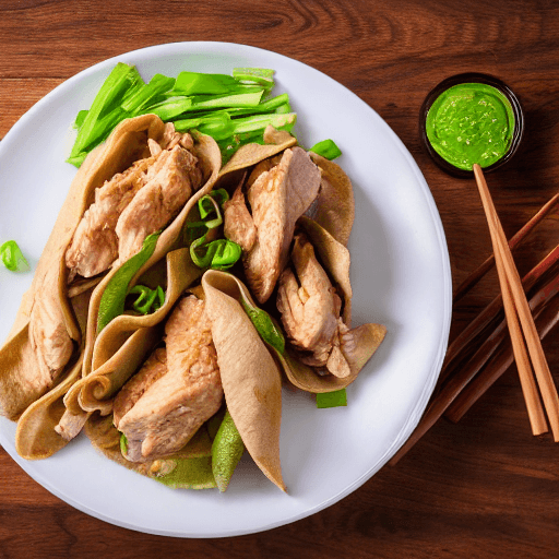moo shu chicken food