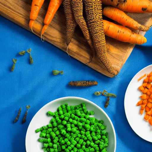 mopane worms with carrots lesotho food
