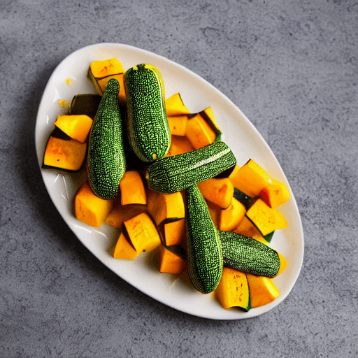 mopane worms with zucchini and squash lesotho food